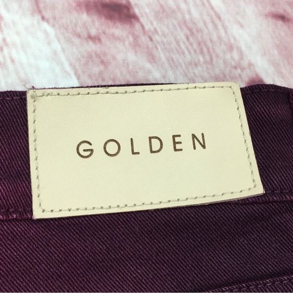 ➡️GOLDEN Distressed Slim Straight in Purple Size 38x33” - Picture 15 of 16